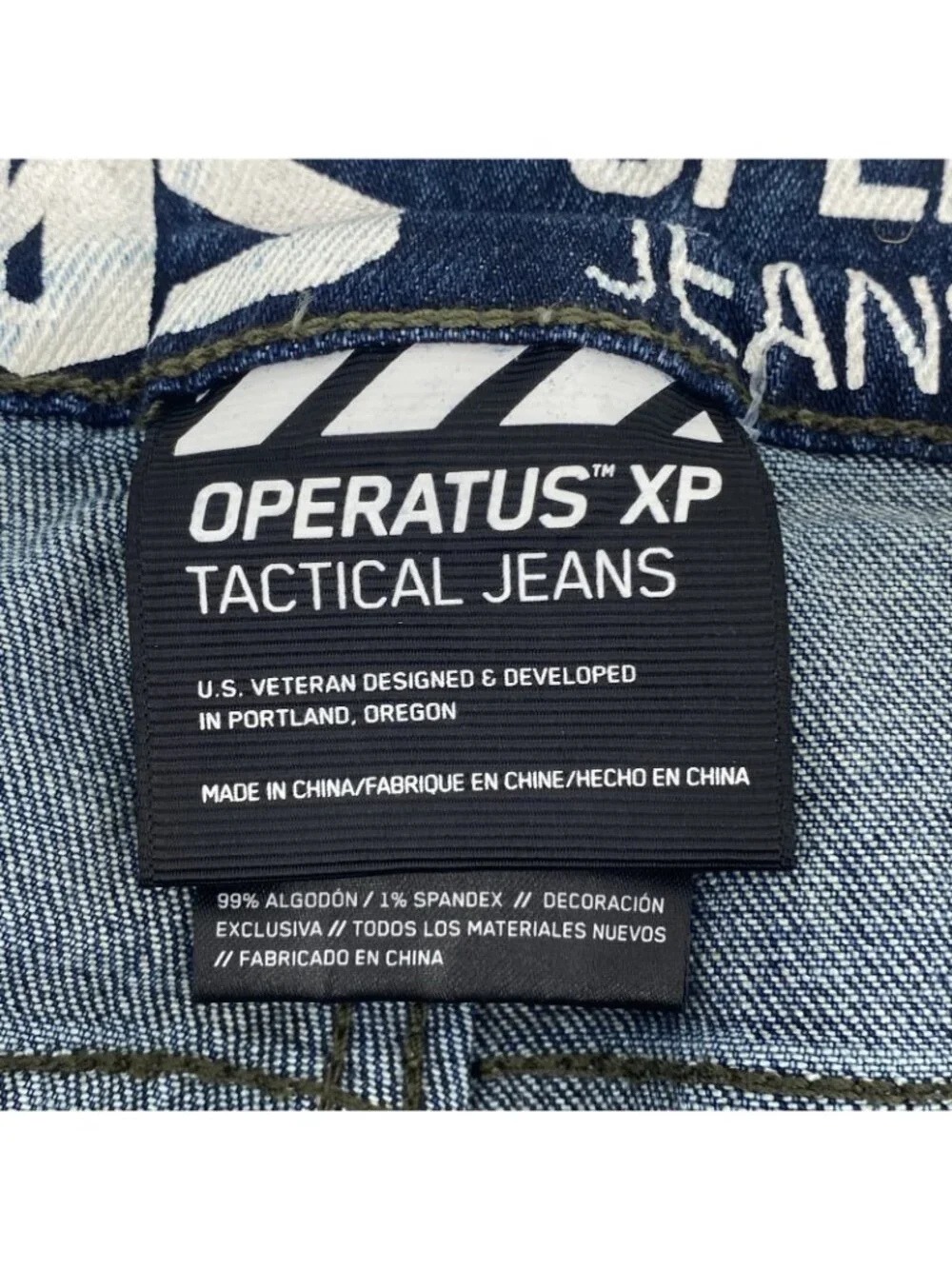 Viktos Jeans Mens 40x32 Operatus XP Tactical Blue Stretch Work Utility NEW